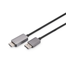 DIGITUS UHD 8K 3D 60Hz  1.4 DisplayPort - HDMI type A 2.1 kábel 1,8m