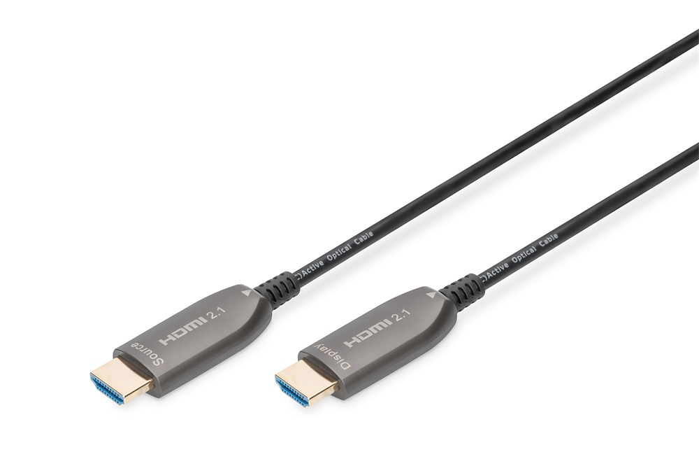 DIGITUS UHD 8K 60 Hz aranyozott 2.1 AOC optikai HDMI kábel 10m