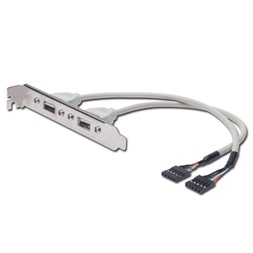 DIGITUS USB 2.0 2x USB A 2x IDC 5 tűs csatlakozókonzol kábel