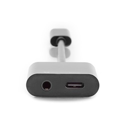 DIGITUS USB Type-C + 3,5 mm-es sztereó Adapter 0,2m