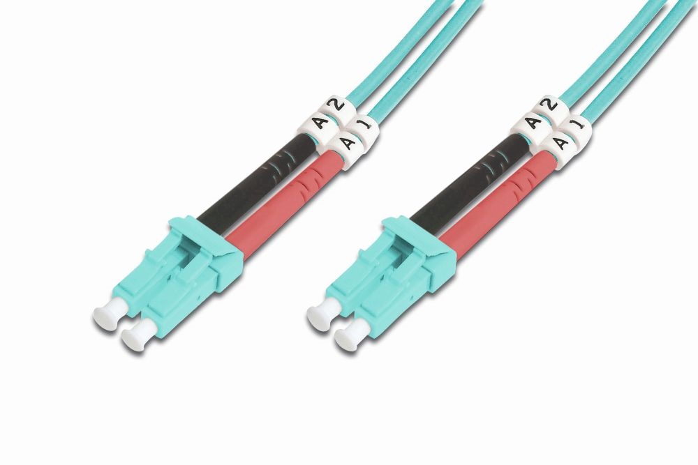 DIGITUS duplex 2xLC + 2xLC MM OM3 50/125µ 1m optikai patch kábel