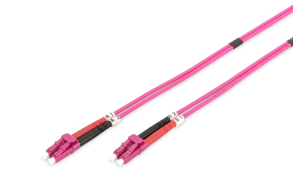 DIGITUS duplex 2xLC + 2xLC MM OM4 50/125µ 2m optikai patch kábel