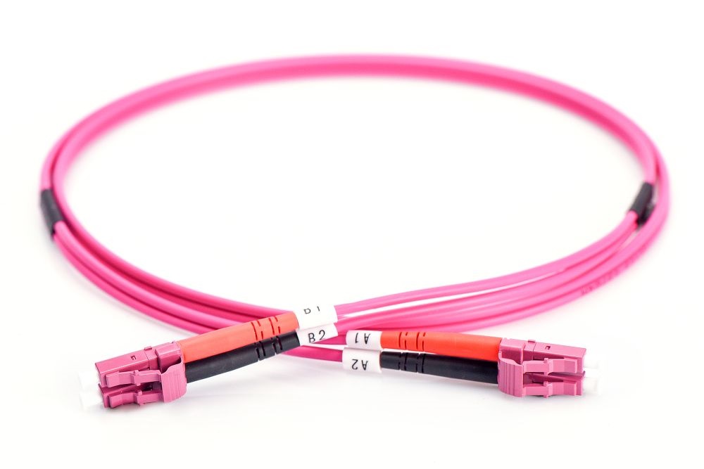 DIGITUS duplex 2xLC + 2xLC MM OM4 50/125µ 3m optikai patch kábel
