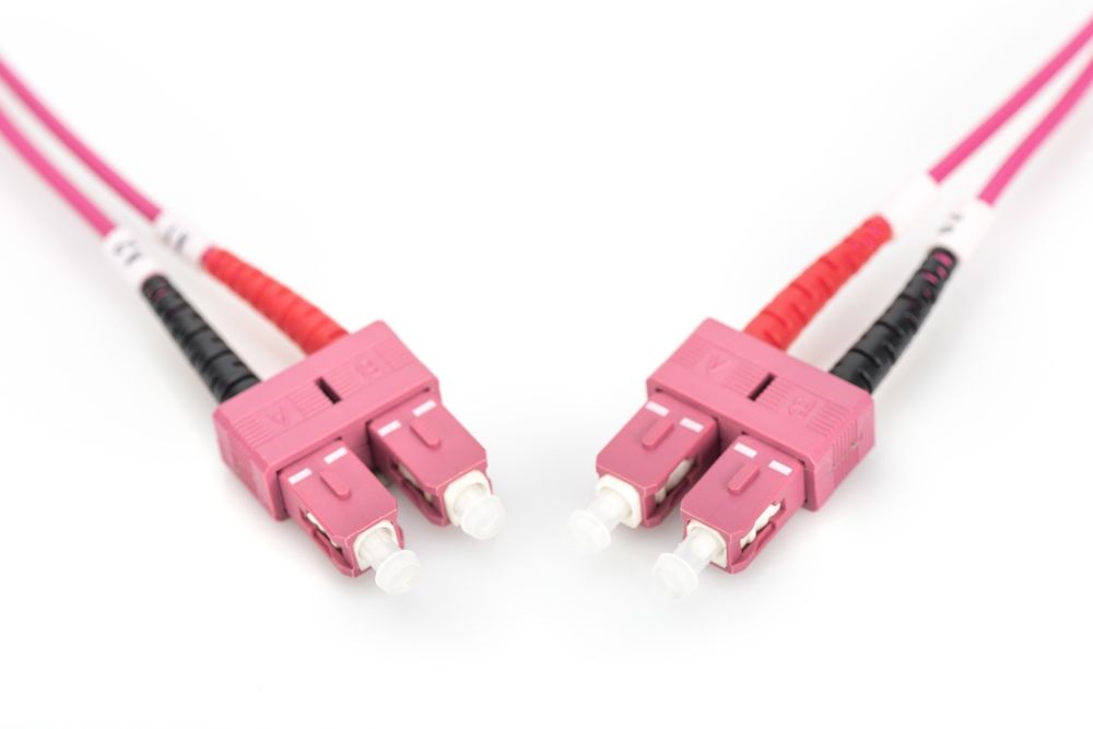 DIGITUS duplex 2xSC + 2xSC MM OM4 50/125µ 2m optikai patch kábel
