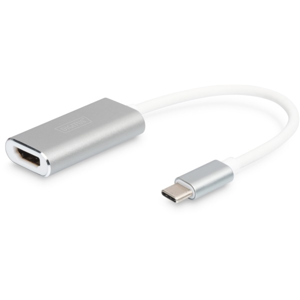 DIGITUS fémházas USB 3.0 Type C - HDMI (4K@30Hz) adapter