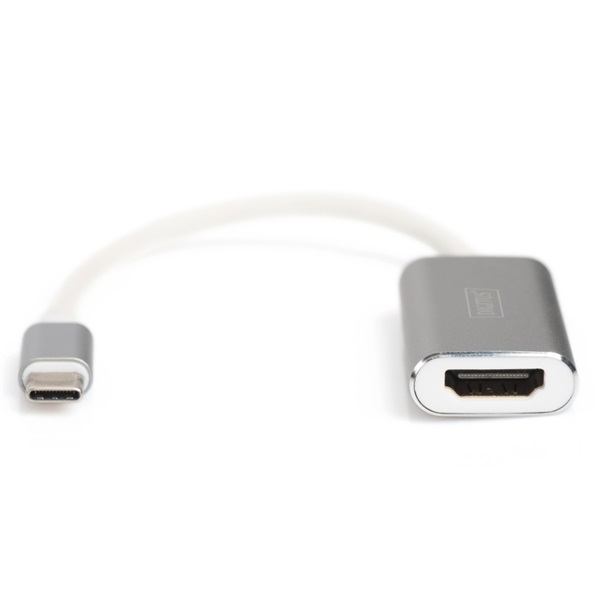 DIGITUS fémházas USB 3.0 Type C - HDMI (4K@30Hz) adapter