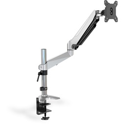 DIGITUS gázrugós C-bilincses univerzális (VESA 75 / 100) 1-es ezüst monitor tartó konzol