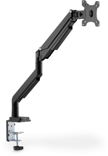 DIGITUS gázrugós C-bilincses univerzális (VESA 75 / 100) 1-es fekete monitor tartó konzol
