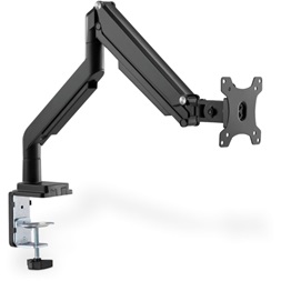 DIGITUS gázrugós C-bilincses univerzális (VESA 75 / 100) 1-es fekete monitor tartó konzol
