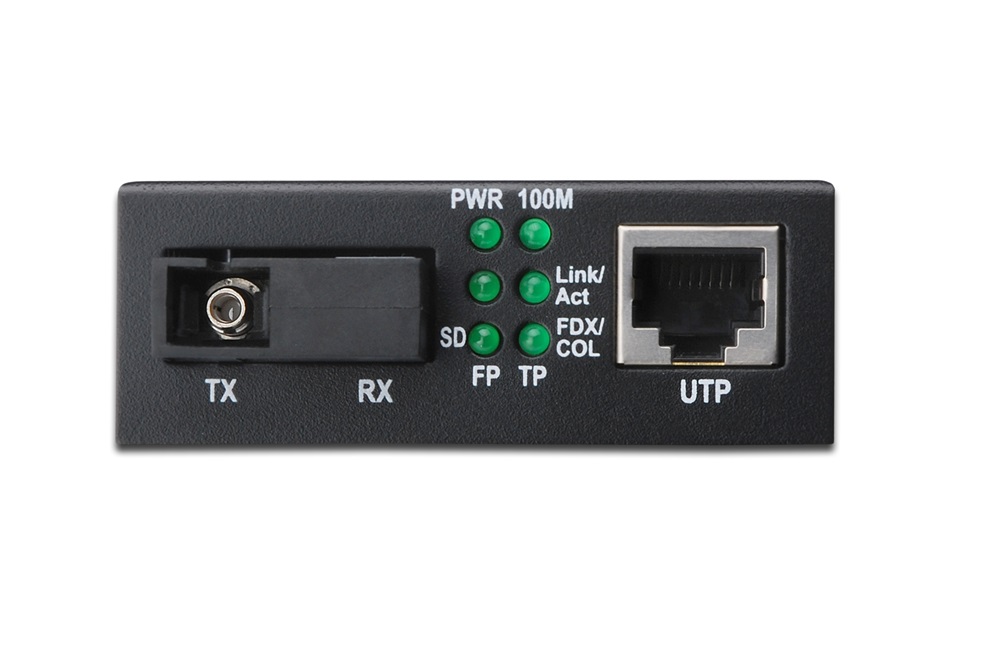 DIGITUS kétirányú Gigabit SM (RJ45-SC) média konverter