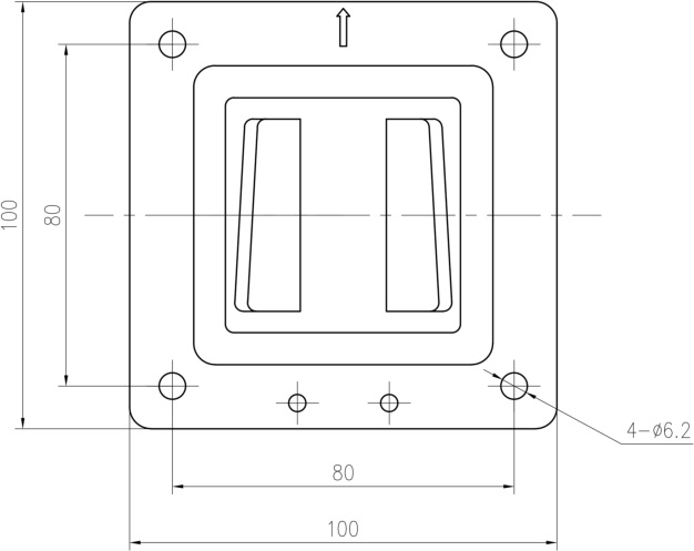 DIGITUS univerzális 100x100 fix fali konzol