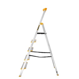 DRABEST MAX 5 (4+1) lépcsős alumínium létra, összecsukható, 150 kg teherbírás