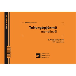 D.GEPJ.21/5 A5 100lapos fekvő 