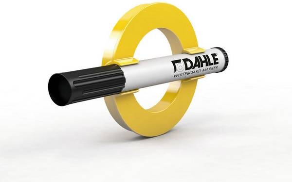 Dahle Mega XL 80mm kör alakú sárga mágneses tartó