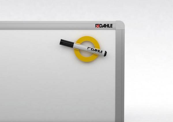 Dahle Mega XL 80mm kör alakú sárga mágneses tartó