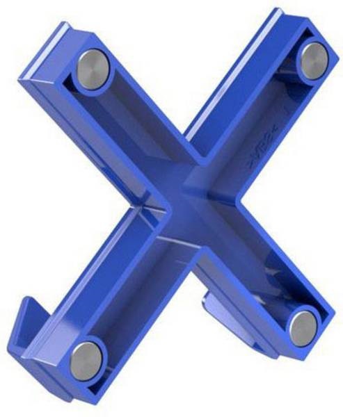 Dahle Mega XL 90x90mm kereszt alakú kék mágneses akasztó