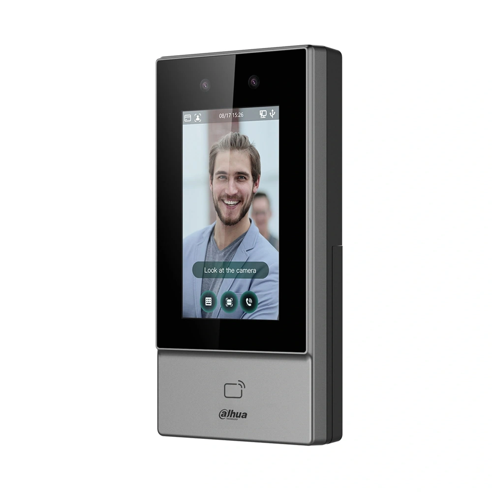 Dahua ASI6213S-PW kültéri/2MP/4,3 LCD/PoE/WiFi/standalone arcfelismerő és kártyás (IC) beléptető terminál