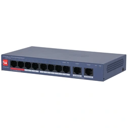 Dahua CS4010-8ET2GT-110 8x10/100 Mbps PoE + 2x1 Gbps uplink/110W/Cloud Managed PoE Switch