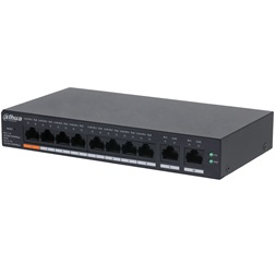 Dahua CS4010-8GT-60 8x1 Gbps PoE + 2x1 Gbps uplink/60W/Cloud Managed PoE Switch