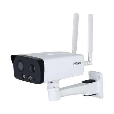Dahua IPC-HFW3441DG-AS-4G-EAU-B /kültéri/4MP/WizSense/2,8mm/IR50m/LED30m/PIR/IP napelemes 4G csőkamera
