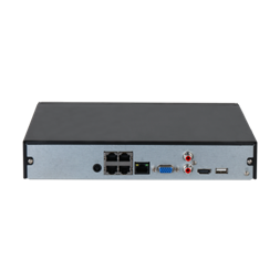 Dahua NVR2104HS-P-S3 4 csatorna/H265+/80Mbps rögzítés/1x SATA/4x PoE hálózati rögzítő (NVR)