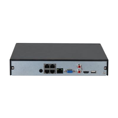Dahua NVR2104HS-P-S3 4 csatorna/H265+/80Mbps rögzítés/1x SATA/4x PoE hálózati rögzítő (NVR)