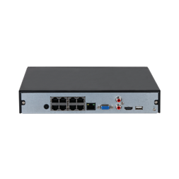 Dahua NVR2108HS-8P-S3 /8 csatorna/H265+/80Mbps/1x SATA/8x PoE hálózati rögzítő(NVR)