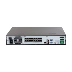 Dahua NVR4432-16P-EI /32 csatorna/H265+/256 Mbps rögzítés/AI/4x Sata/16x PoE/WizSense hálózati rögzítő(NVR)
