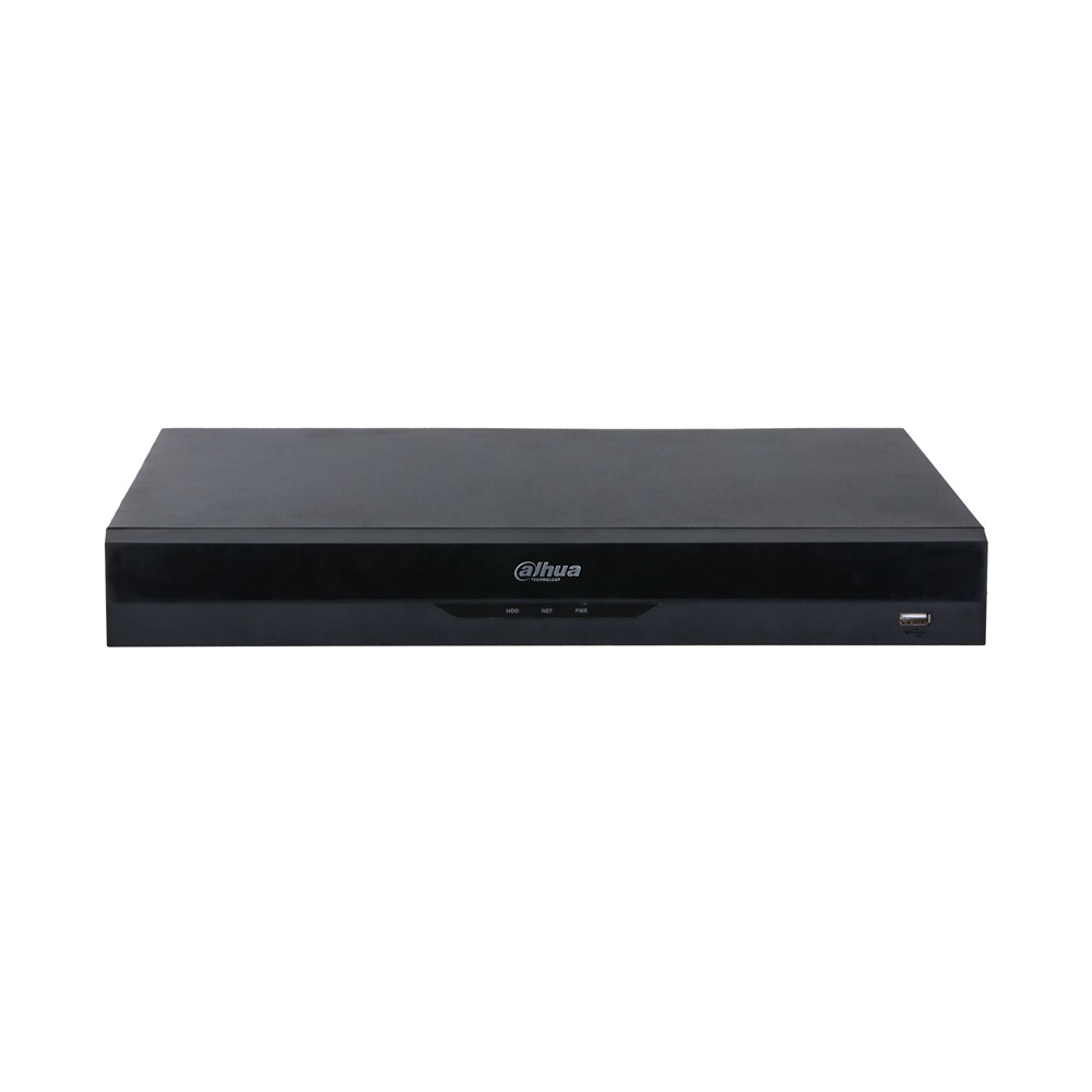 Dahua NVR5208-8P-EI /8 csatorna/H265+/384 Mbps rögzítés/AI/2x Sata/8x PoE/WizSense hálózati rögzítő(NVR)