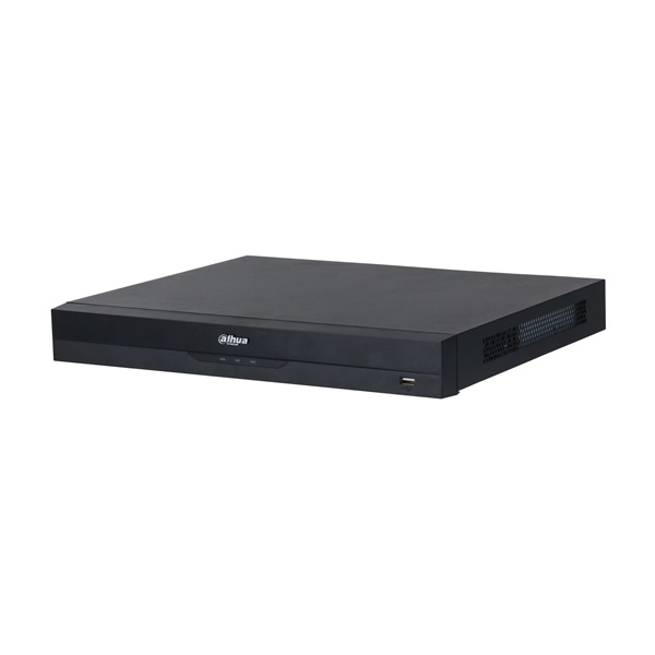 Dahua NVR5216-16P-EI /16 csatorna/H265+/384 Mbps rögzítés/AI/2x Sata/16x PoE/WizSense hálózati rögzítő(NVR)