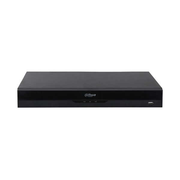 Dahua NVR5216-16P-EI /16 csatorna/H265+/384 Mbps rögzítés/AI/2x Sata/16x PoE/WizSense hálózati rögzítő(NVR)