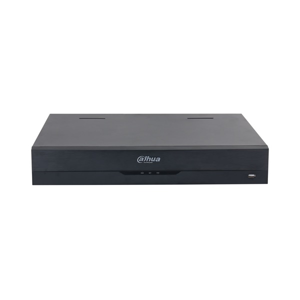 Dahua NVR5432-16P-EI /32 csatorna/H265+/384 Mbps rögzítés/AI/4x Sata/16x PoE/WizSense hálózati rögzítő(NVR)