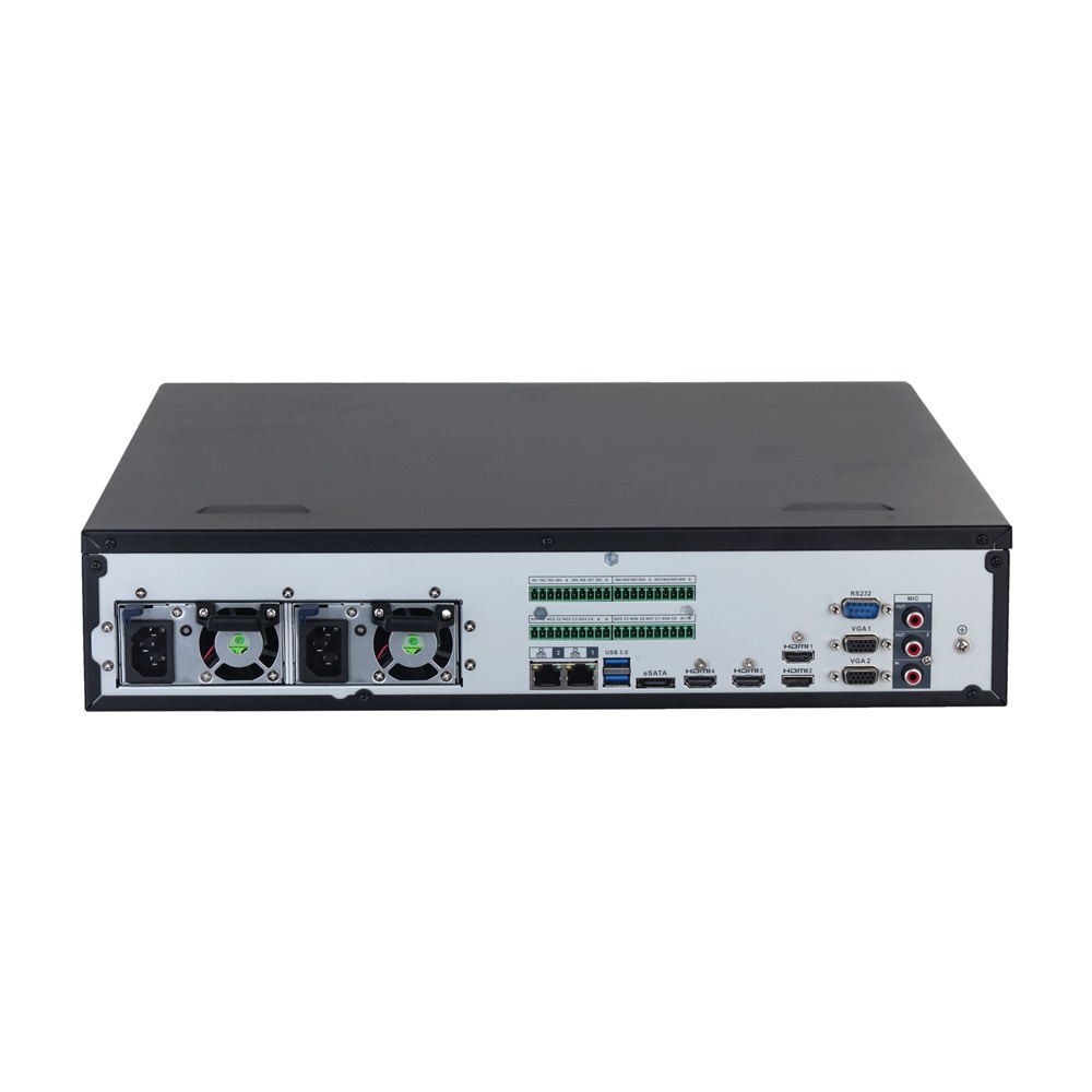 Dahua NVR608RH-32-XI /32 csatorna/H265+/1024 Mbps rögzítés/AI/8x Sata/RAID/WizMind hálózati rögzítő(NVR)