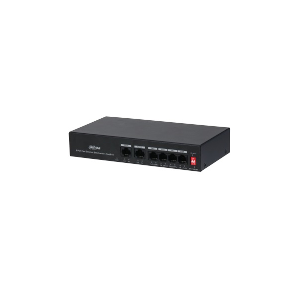 Dahua PFS3006-4ET-36 4x 10/100(PoE+/PoE) + 2x 10/100 uplink, 36W PoE switch