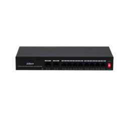 Dahua PFS3010-8ET-65 8x 10/100(PoE+/PoE)+2x 10/100 uplink, 65W PoE switch