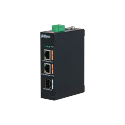 Dahua PFS3103-1GT1ET-60-V2 1x 10/100(Hi-PoE/PoE+/PoE)+1x 100/1000(Hi-PoE/PoE+/PoE)+1x SFP uplink, 60W PoE switch