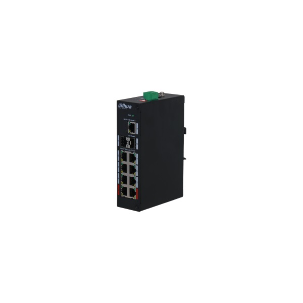 Dahua PFS3211-8GT-120-V2 2x100/1000(Hi-PoE/PoE+/PoE)+6x 100/1000(PoE+/PoE)+2x SFP uplink+1x gigabit uplink, 120W PoE swi