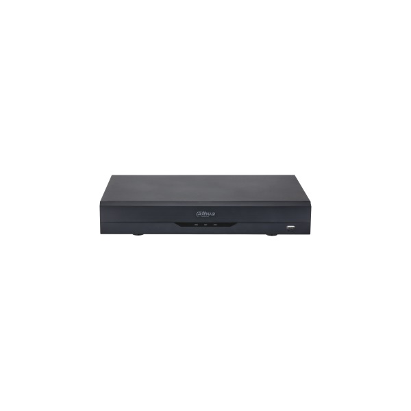 Dahua XVR5116HE-4KL-I3 16 csatorna/H265+/4K-25fps/2MP-30fps/1x SATA/WizSense Penta-brid XVR rögzítő
