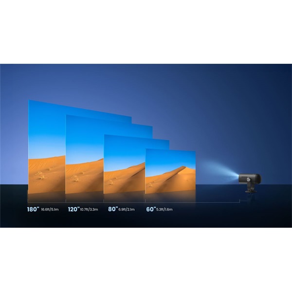 Dangbei Freedo Full HD 450L Google TV fekete hordozható projektor