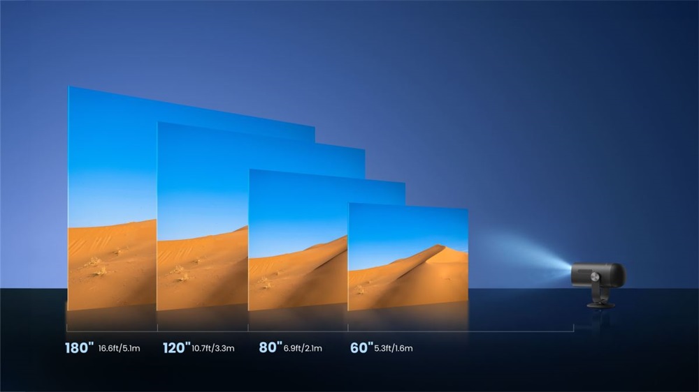 Dangbei Freedo Full HD 450L Google TV fekete hordozható projektor