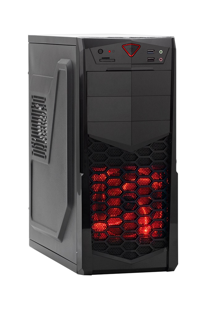 Danubius C3128 Fekete (Táp nélküli) ATX ház