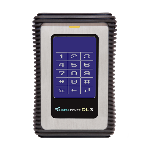 DataLocker DL3 2,5" 1TB USB3.0 titkosított külső winchester