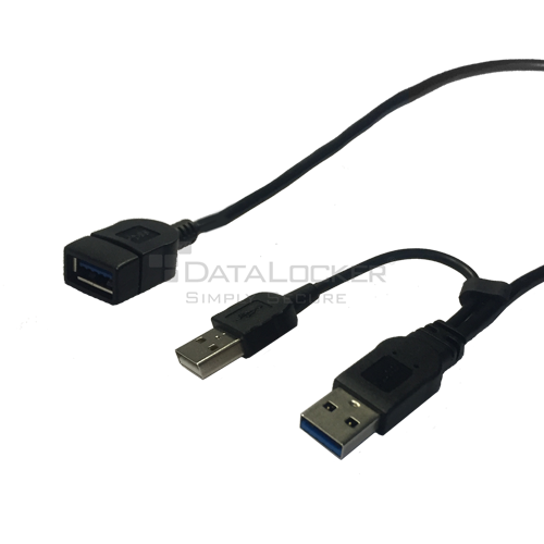 DataLocker DL3 USB3.0 Y hosszabbító kábel