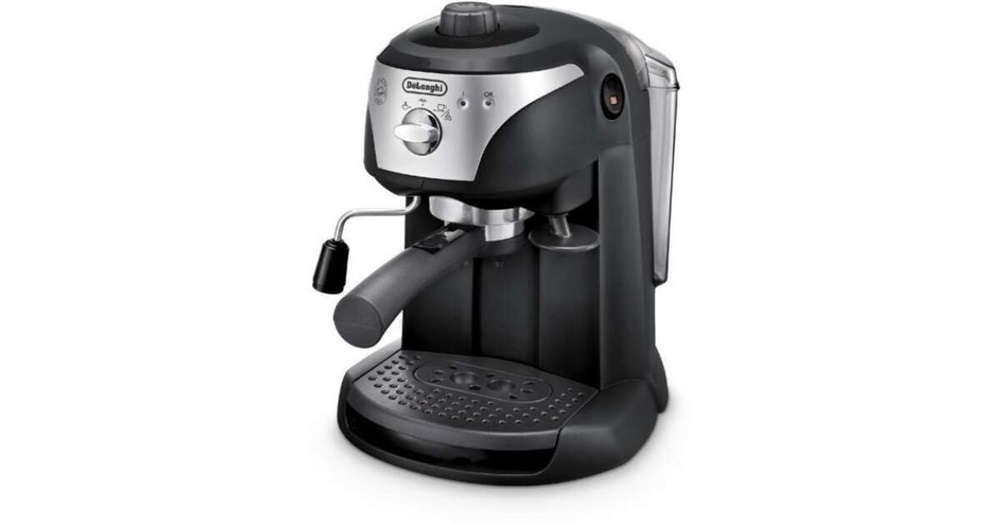 DeLonghi EC221.B inox-fekete espresso kávéfőző