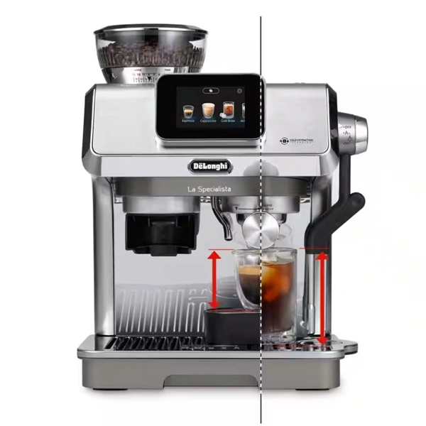 DeLonghi EC9455.M La Specialista Touch metál beépített őrlős espresso kávéfőző