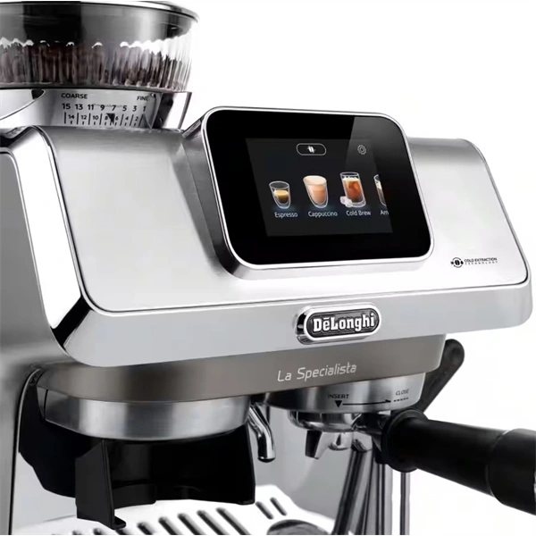 DeLonghi EC9455.M La Specialista Touch metál beépített őrlős espresso kávéfőző