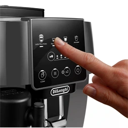 DeLonghi ECAM223.61.GB fekete tejhabosítóval automata kávéfőző