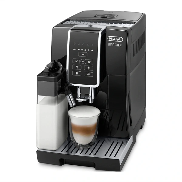 DeLonghi ECAM350.50.B Dinamica fekete tejhabosítóval automata kávéfőző
