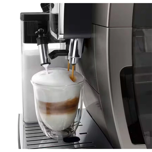 DeLonghi ECAM380.95.TB Dinamica Plus fekete tejhabosítóval automata kávéfőző