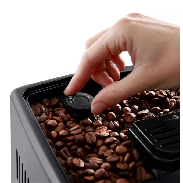 DeLonghi ECAM380.95.TB Dinamica Plus fekete tejhabosítóval automata kávéfőző